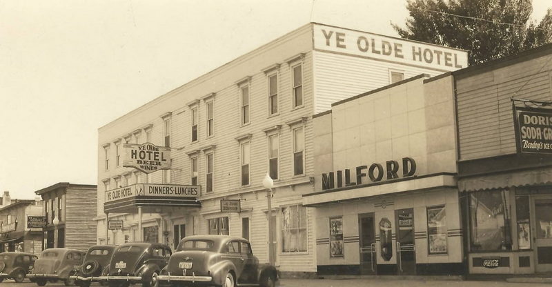 historical photo from jim crane Milford Theatre, Milford